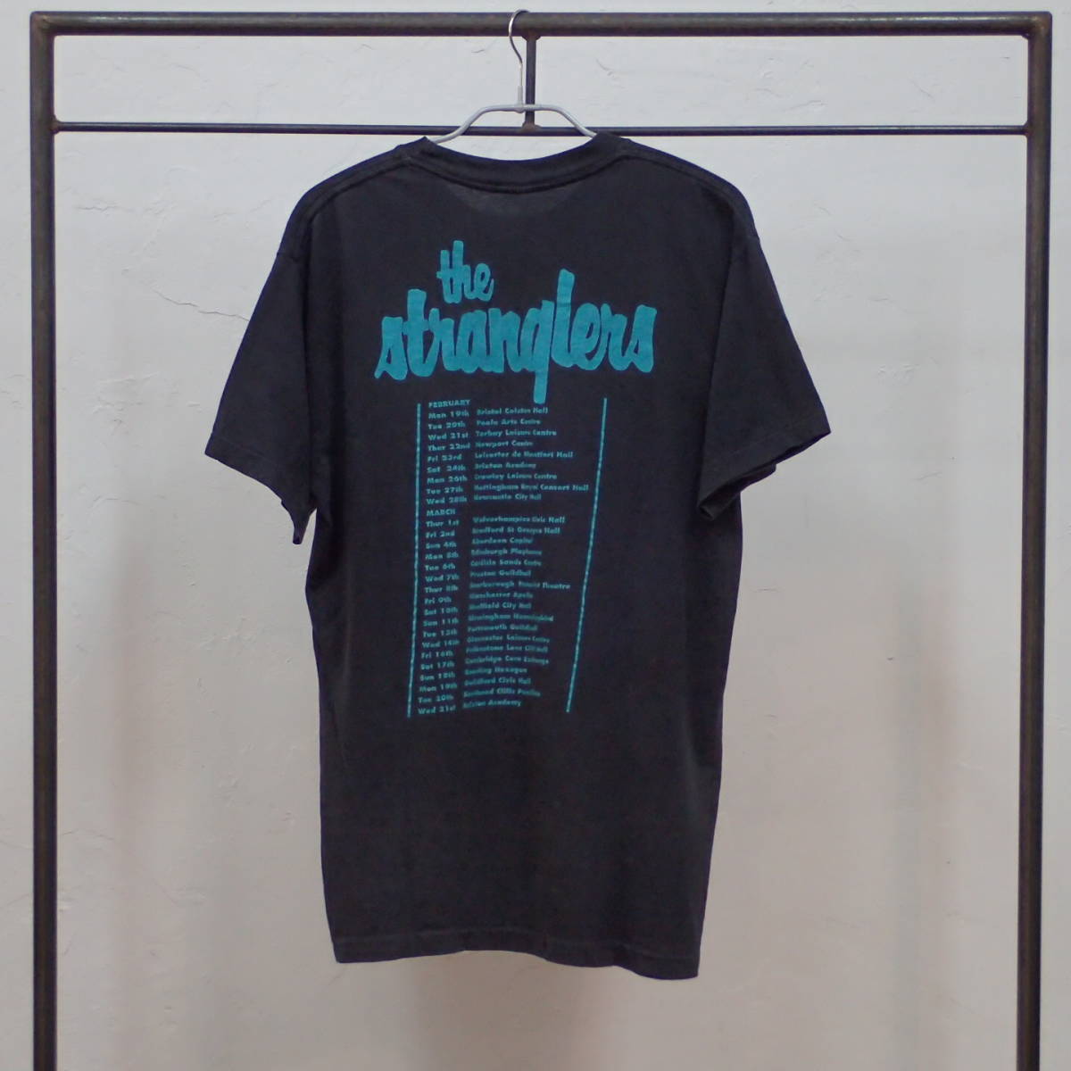■ 90s The Stranglers Vintage T-shirt ■ ストラングラーズ ヴィンテージ Tシャツ 当時物 本物 バンドT ロックT punk rock newwave