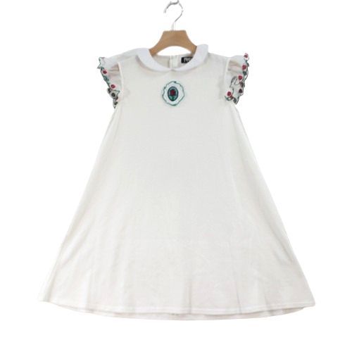 PAMEO POSE ポメオポーズ MISS LITTLE ROSE ONE PIECE DRESS ワンピース ホワイト_画像1