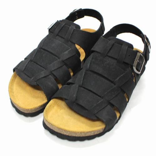 WhiteMountaineering ホワイトマウンテニアリング GURKHA SANDAL ヌバックレザー グルカサンダル 41（26ｃｍ） ブラック_画像1