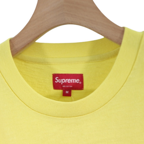 Supreme シュプリーム Pocket Tee ポケットTシャツ M イエロー_画像3