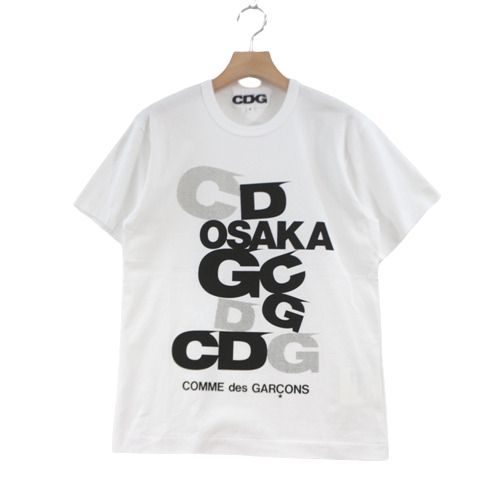 CDG コムデギャルソン 大阪店リニューアル限定Tシャツ S ホワイト_画像1