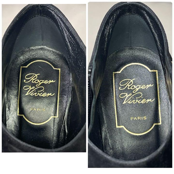 美品 )ロジェヴィヴィエ スエード ミニバックル ショートブーツ