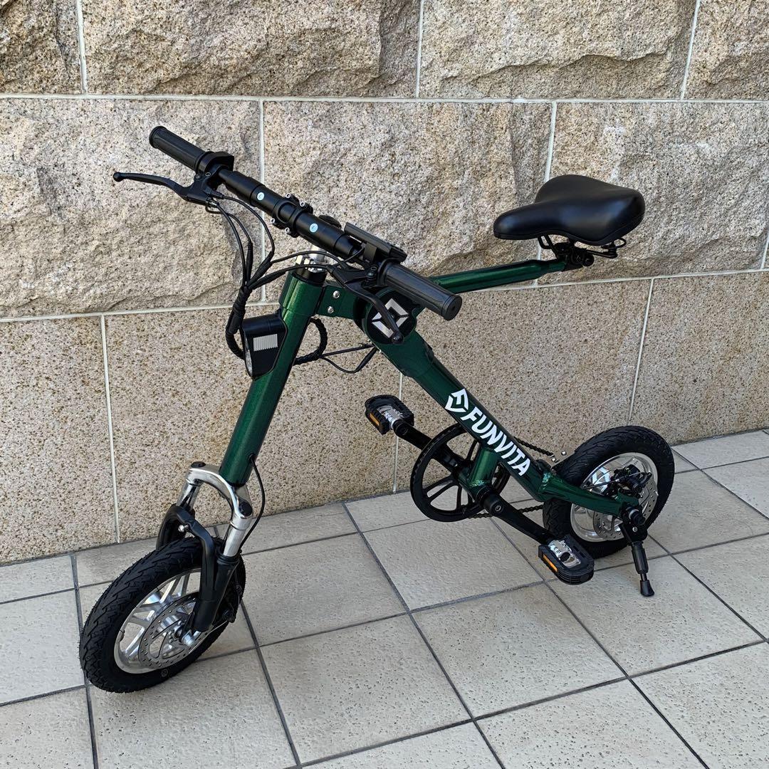 訳あり新品】折りたたみ 電動アシスト自転車 グリーン GX 訳あり新品】折りたたみ 電動アシスト自転車 グリーン GX