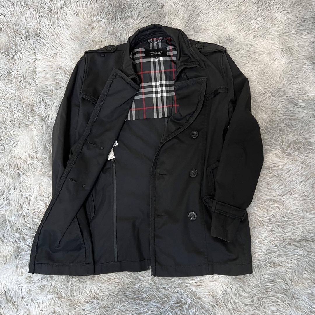 美品 希少 BURBERRYBLACKLABEL トレンチコート ノバチェック Yahoo