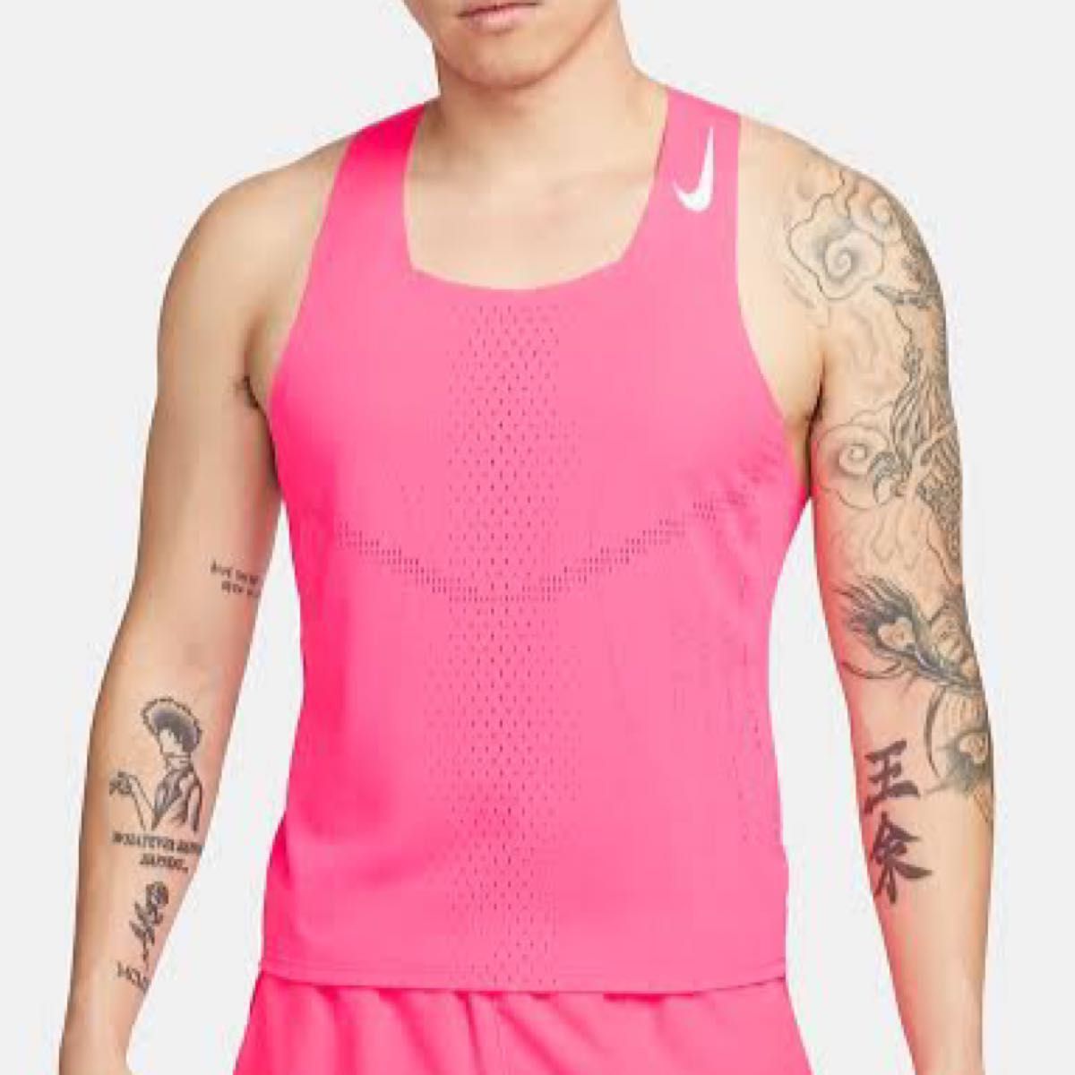【NIKE】Dri-FIT ADV エアロスイフト シングレット ピンク 2023 新モデル S 【NIKE】Dri-FIT ADV エアロスイフト シングレット ピンク 2023 新モデル S