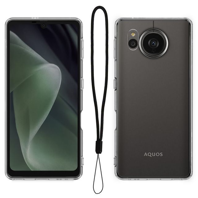 送料無料★AQUOS sense7 plus TPUケース&ハイドロゲルフィルム×2枚 _画像1