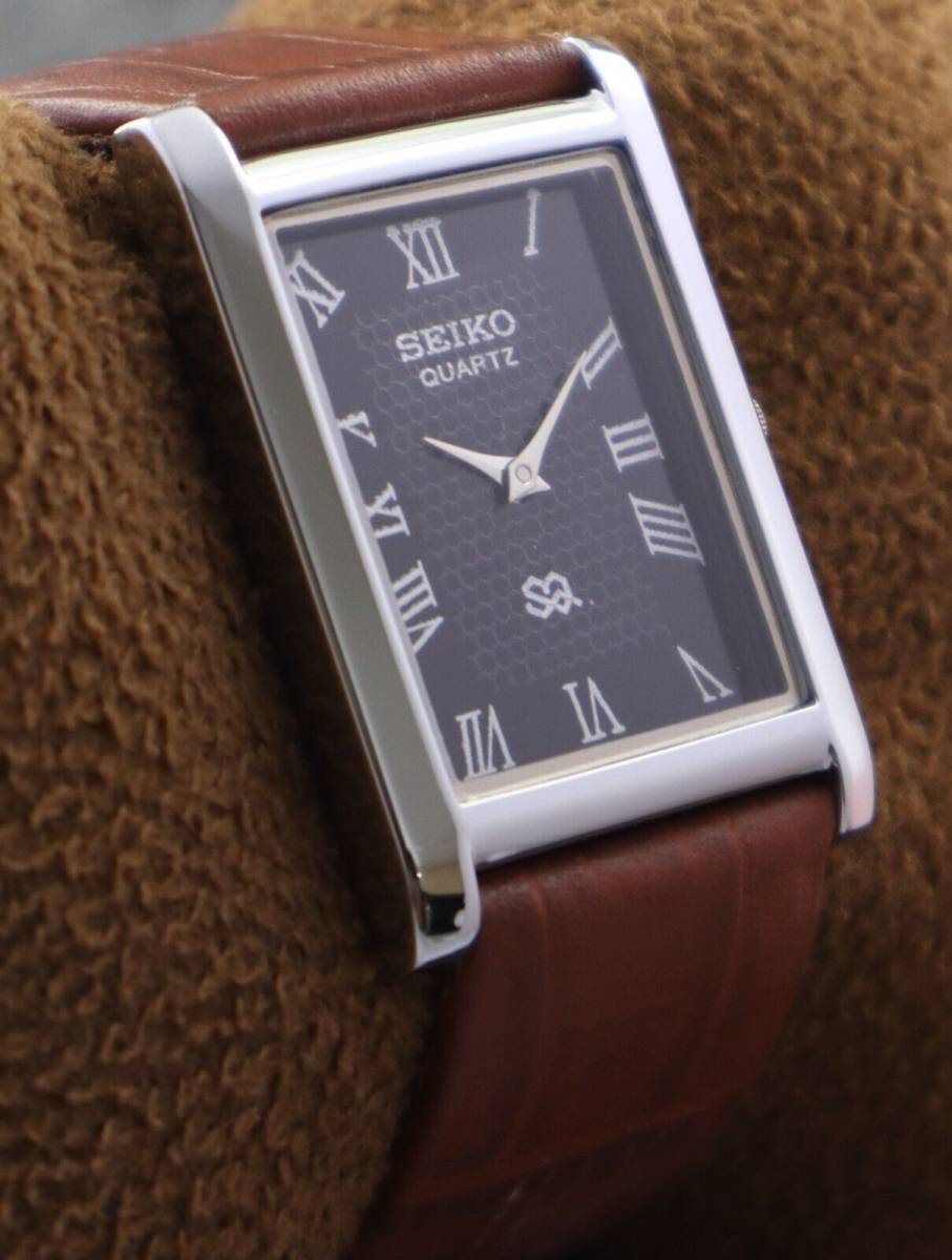 ★OH済★美品★セイコー SEIKO 日本未発売 海外限定品 ヴィンテージ アンティーク クォーツ スリム 男性 メンズ 腕時計 ウォッチ☆送料無料_画像3