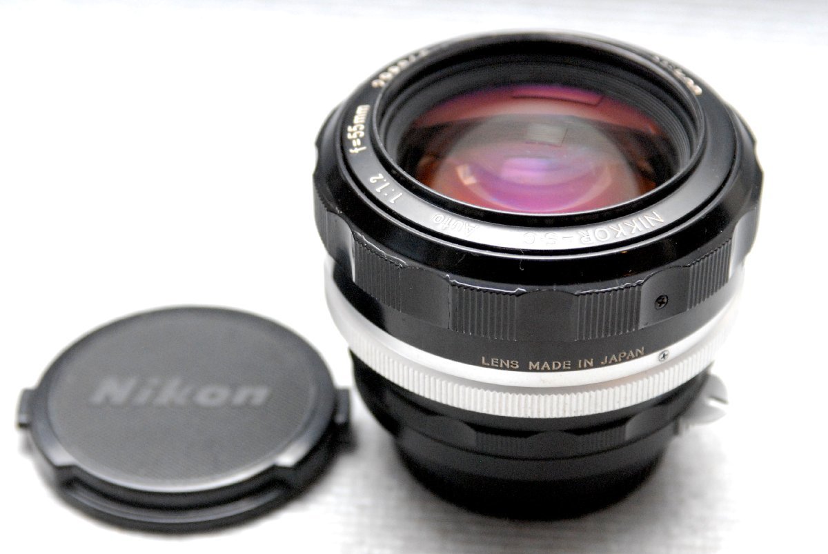 正規通販 NIKKOR 純正 ニコン （綺麗）Nikon 55mm 希少な作動品 1:1.2