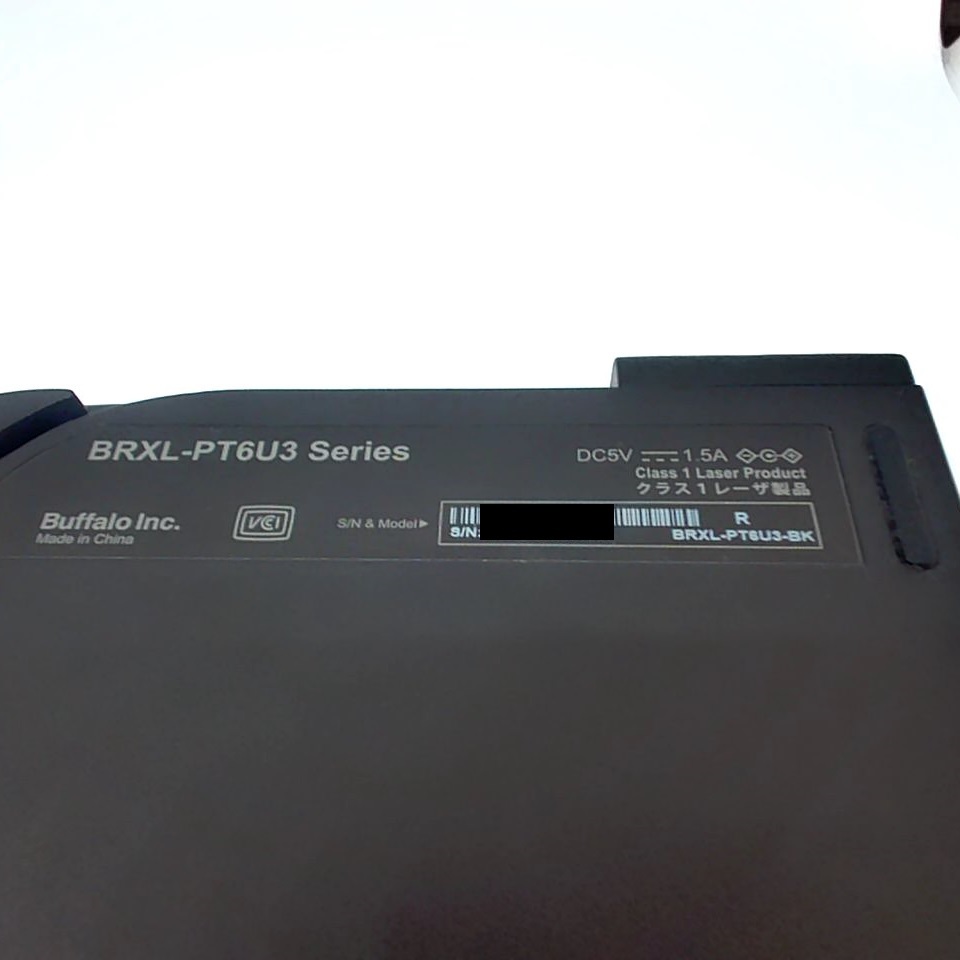 BUFFALO BRXL-PT6U3-BK 【特別仕様版】 外付けブルーレイ BUFFALO BRXL-PT6U3-BK 【特別仕様版】 外付けブルーレイ