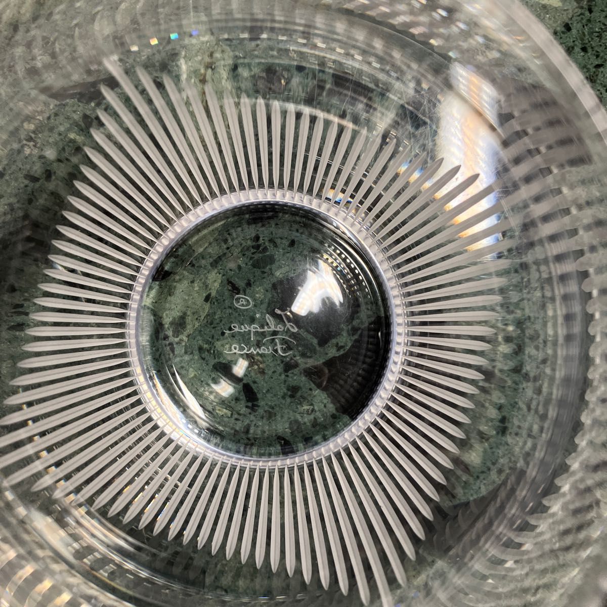 再値下げLALIQUE ラリックロックペアグラス パナソニック100周年記念品