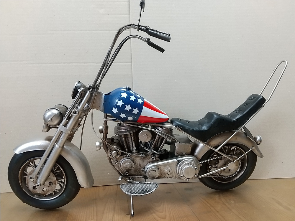 ☆未使用☆ ブリキのミニチュアバイク　Vintage Motorcycle ヴィンテージ　アメリカン モーターサイクル