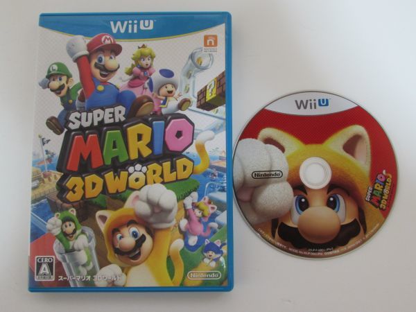 Wii U スーパーマリオ3Dワールド 任天堂 送料無料_画像1