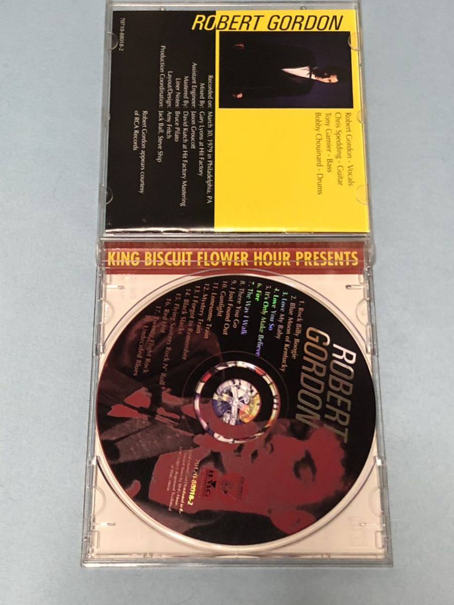 ROBERT GORDONロバート・ゴードン「KING BISCUIT LIVE」1979年ネオロカビリーライブ盤Chris Spedding_画像2