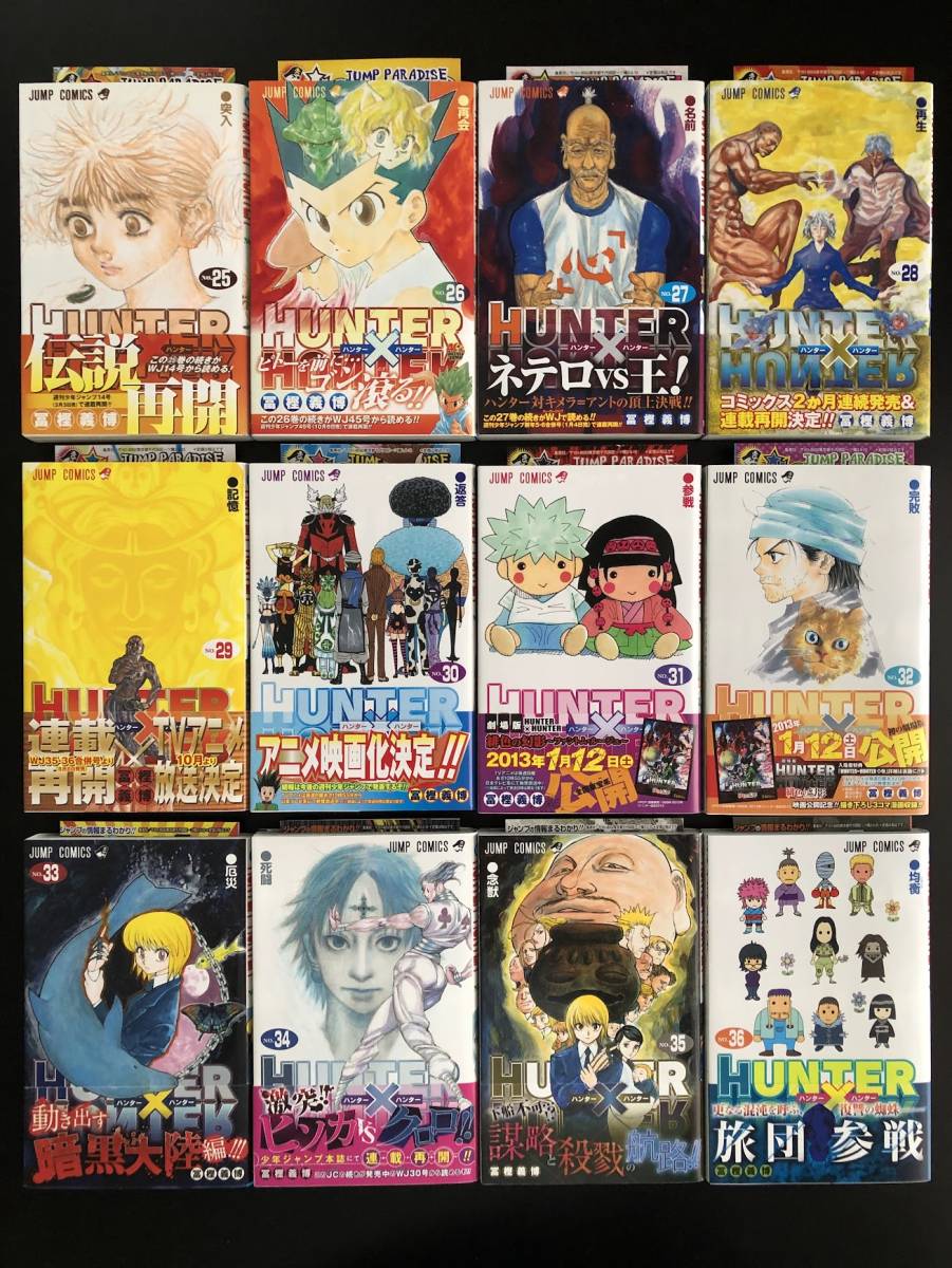 全巻 初版 HUNTER×HUNTER ハンターハンター １～３7巻 ＋ 公式ガイド