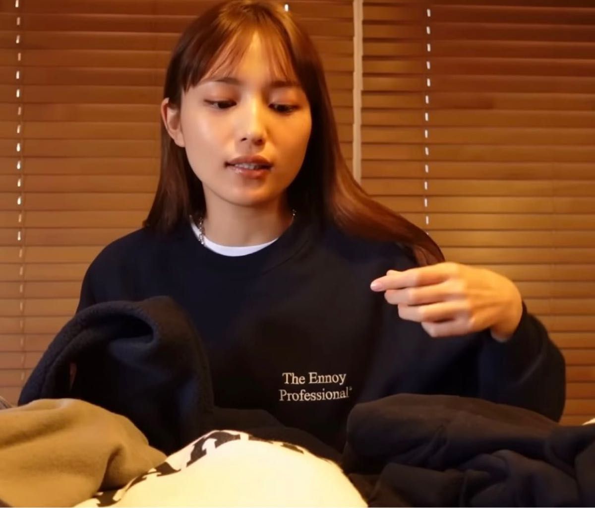 ENNOY エンノイ スタイリスト私物 CREW SWEAT Black|Yahoo!フリマ(旧