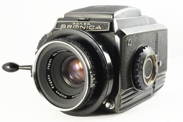 ★超美品★ゼンザブロニカ ZENZA BRONICA S2 後期 ブラック / NIKKOR-P 75mm F2.8 清潔感溢れる綺麗な外観！クリアーな光学！0863_画像1