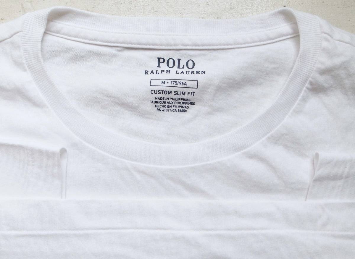 POLO RALPH LAUREN ポロ ラルフローレン ポロベア ウィンドサーフィンTシャツ M 白 国内正規品_画像3