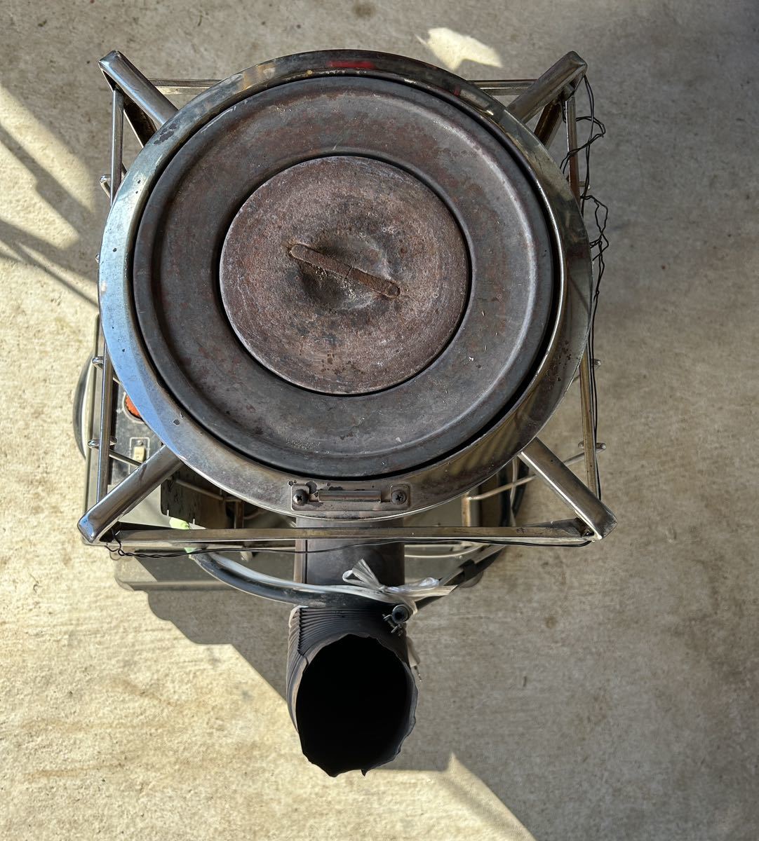 KSH-5BS sun pot kerosine stove that time thing rare electrification has confirmed! smoke . type sun pot stove stove Medama commodity 