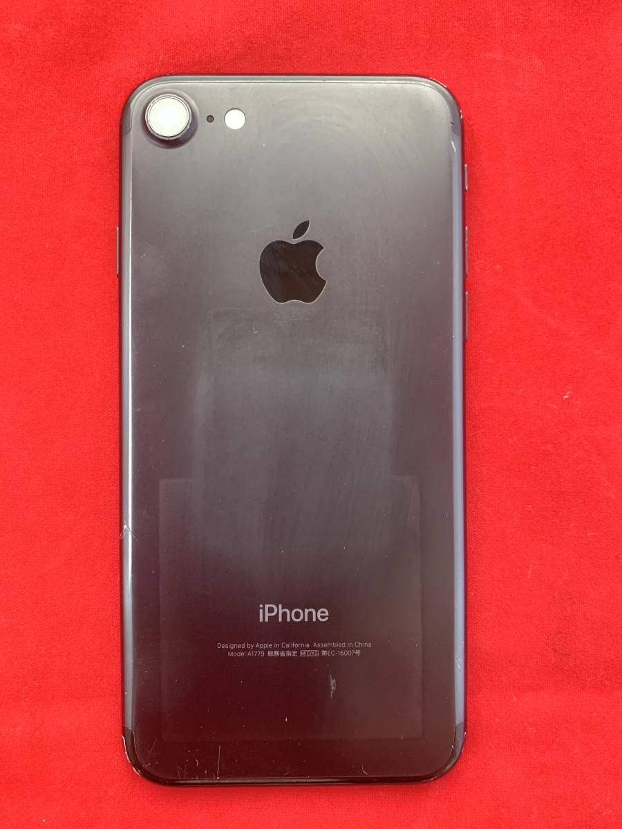 動作確認 初期化済み アップル/Apple iPhone7 A1779 128GB MNCK2J/A ジェットブラック(iPhone)｜売買さ