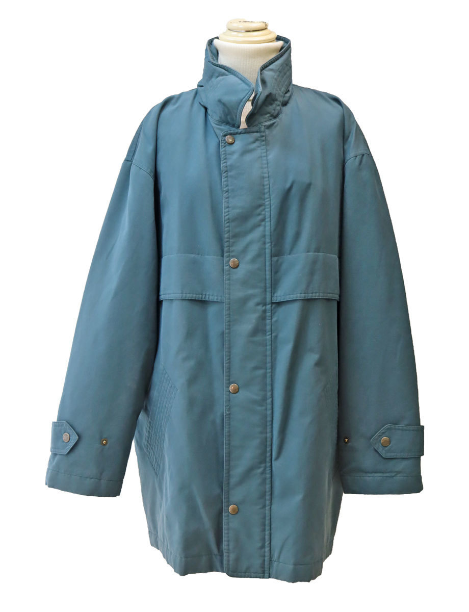 【送料無料】rm1280 バーバリー BURBERRY　メンズ　中綿コート　フードあり　M　ブルー　未使用　三陽商会　紳士服　メンズ