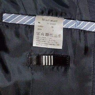 スーツセレクト レディース ビジネス パンツ スーツ セットアップ ウォッシャブル ネイビー 7号