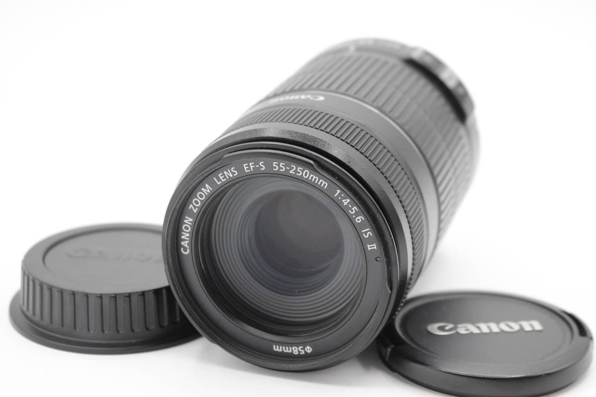美品 Canon EF-S 55-250mm IS Ⅱ☆手振れ補正☆望遠レンズ-