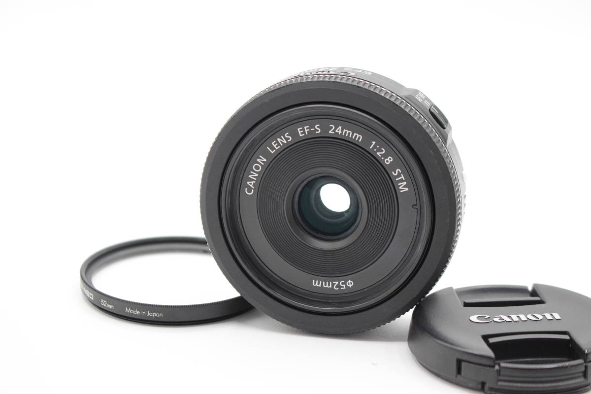 柔らかな質感の 極美品◇Canon キャノン EF-S 24mm F2.8 STM◇-10