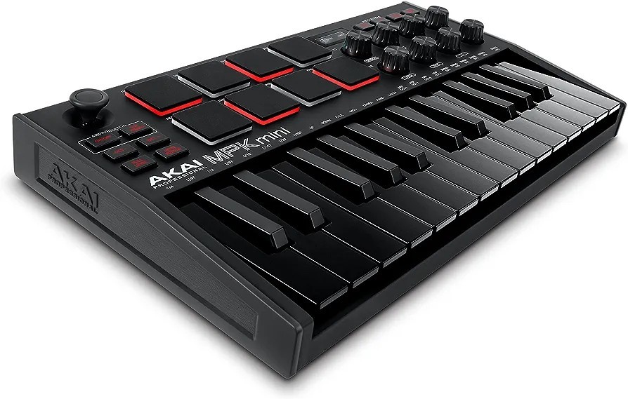 Akai Pro MIDIキーボード 25鍵USB ベロシティ対応8パッド音楽制作