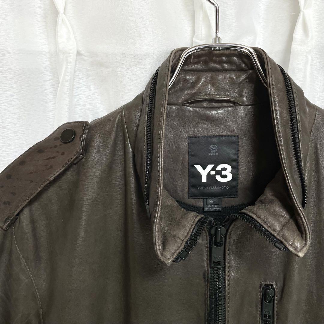 本命ギフト ロング レザージャケットコーチジャケット ワイスリー Y-3
