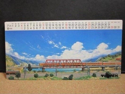 ☆レトロ品☆1982年　トミックス オリジナル カレンダー☆Tomix☆鉄道ジオラマカレンダー☆