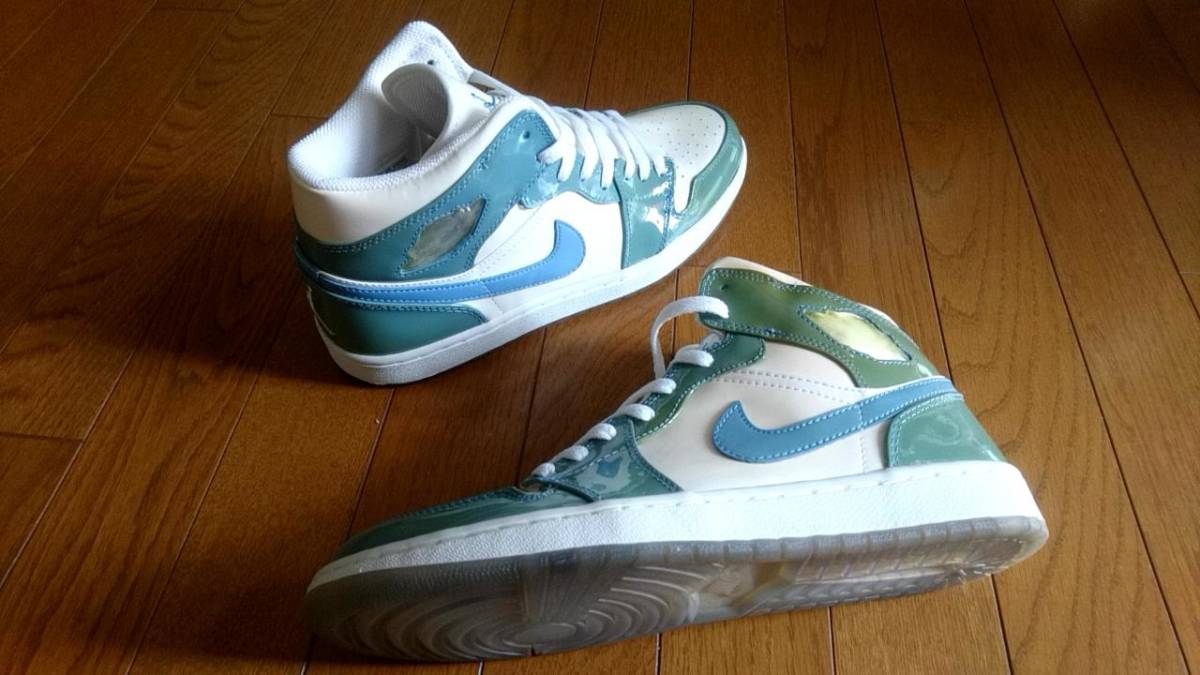 NIKE AIR JORDAN 1 OG Carolina Blue【デッドストック オリジナル】 UNC Patent Leather　エナメル_画像5