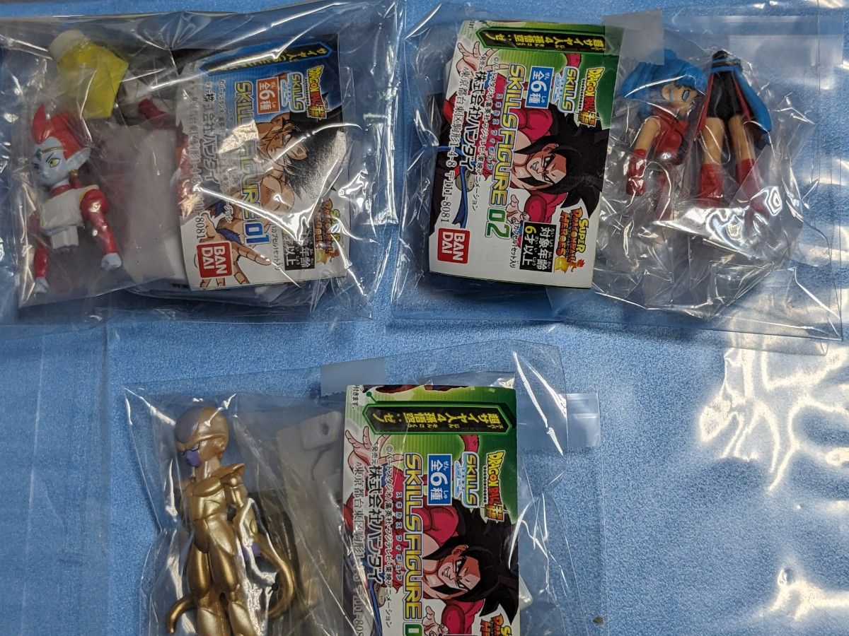 ガシャポン スーパードラゴンボールヒーローズ スキルズフィギュア 3種