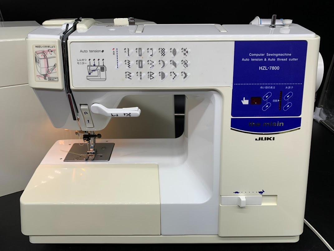 ☆保証付き☆ JUKI ジューキ HZL-7800 整備済みミシン本体 革対応-
