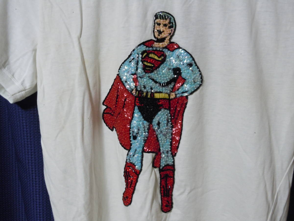DOLCE&GABBANA スーパーマン穴あき加工Tシャツ コレクションライン 0101 JT G8000T G7077 W0001 48_画像3