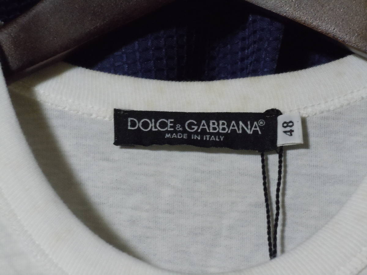 DOLCE&GABBANA スーパーマン穴あき加工Tシャツ コレクションライン 0101 JT G8000T G7077 W0001 48_画像6