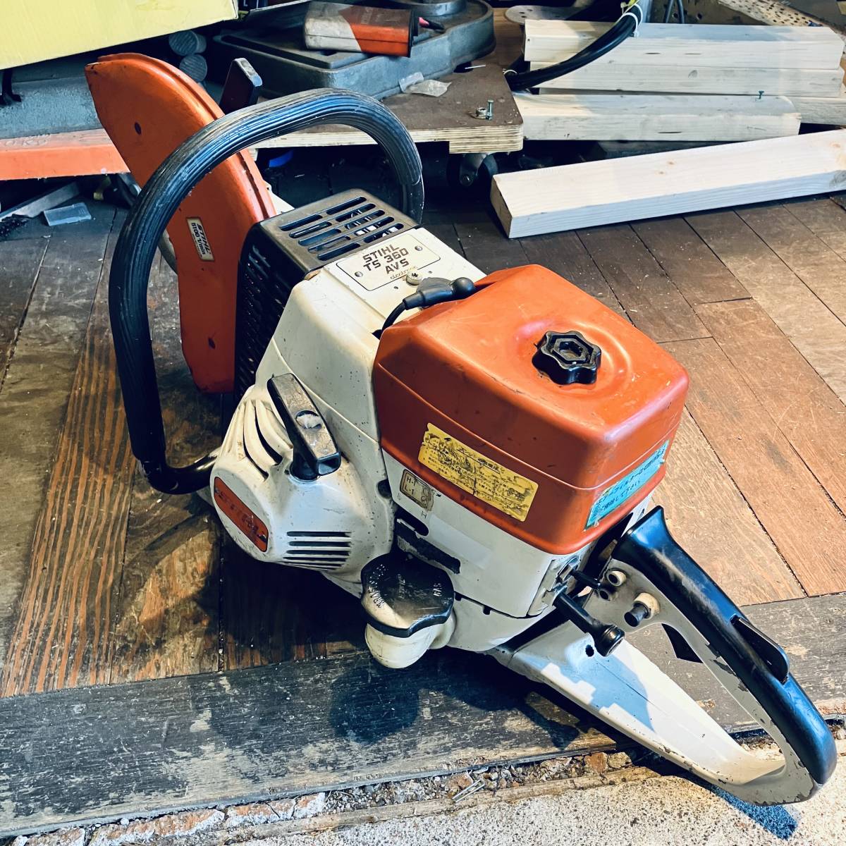 STIHL スチール エンジンカッター TS360AVS JUNK 部品取りに STIHL スチール エンジンカッター TS360AVS JUNK 部品取りに