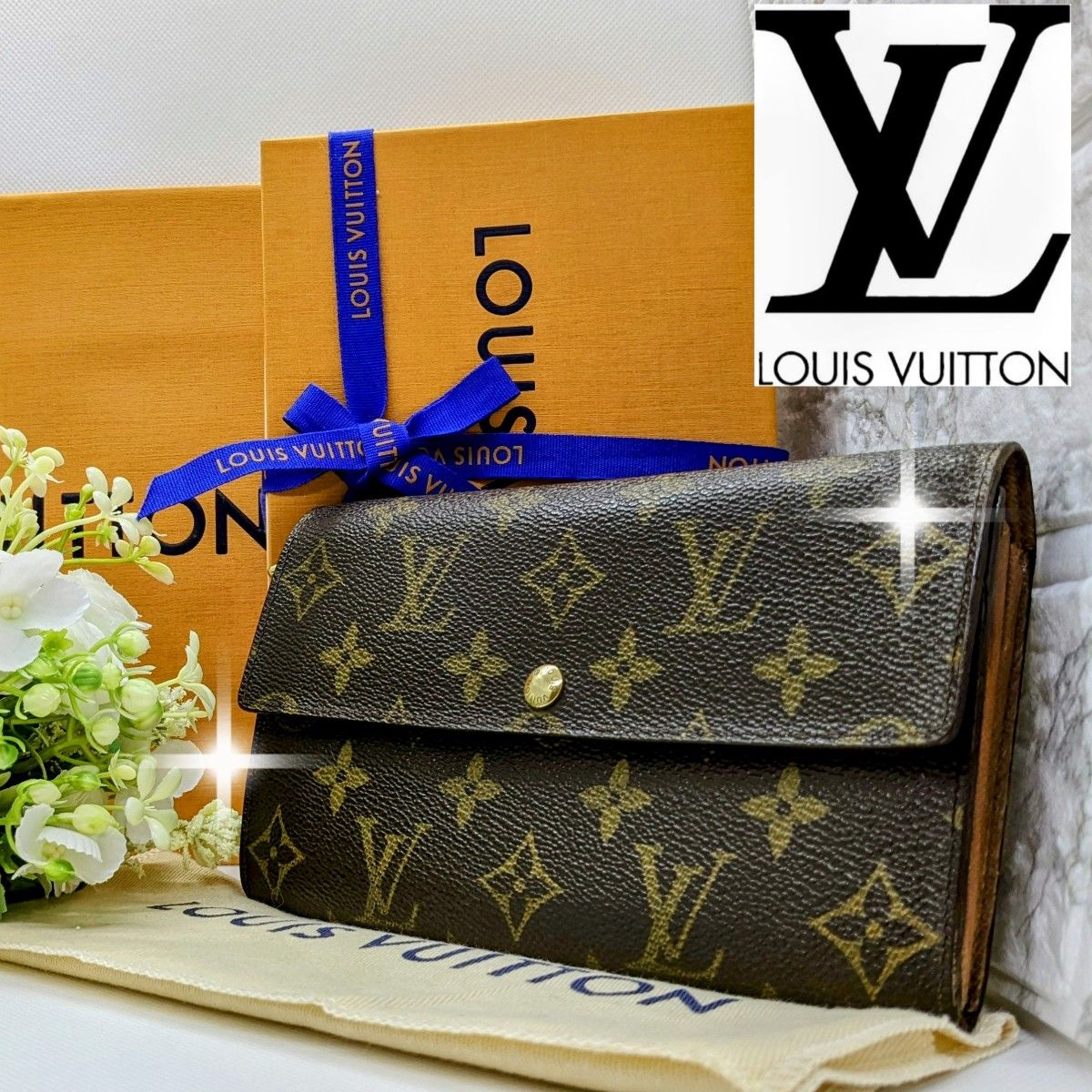 LOUIS VUITTON ルイ・ヴィトン モノグラム ポルトフォイユ｜PayPayフリマ