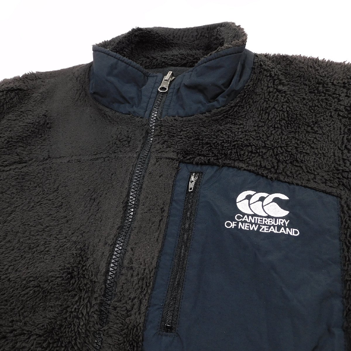 CANTERBURY カンタベリー フリースジャケット Size L #99887 アメカジ カジュアル ラグビー アウター_画像4