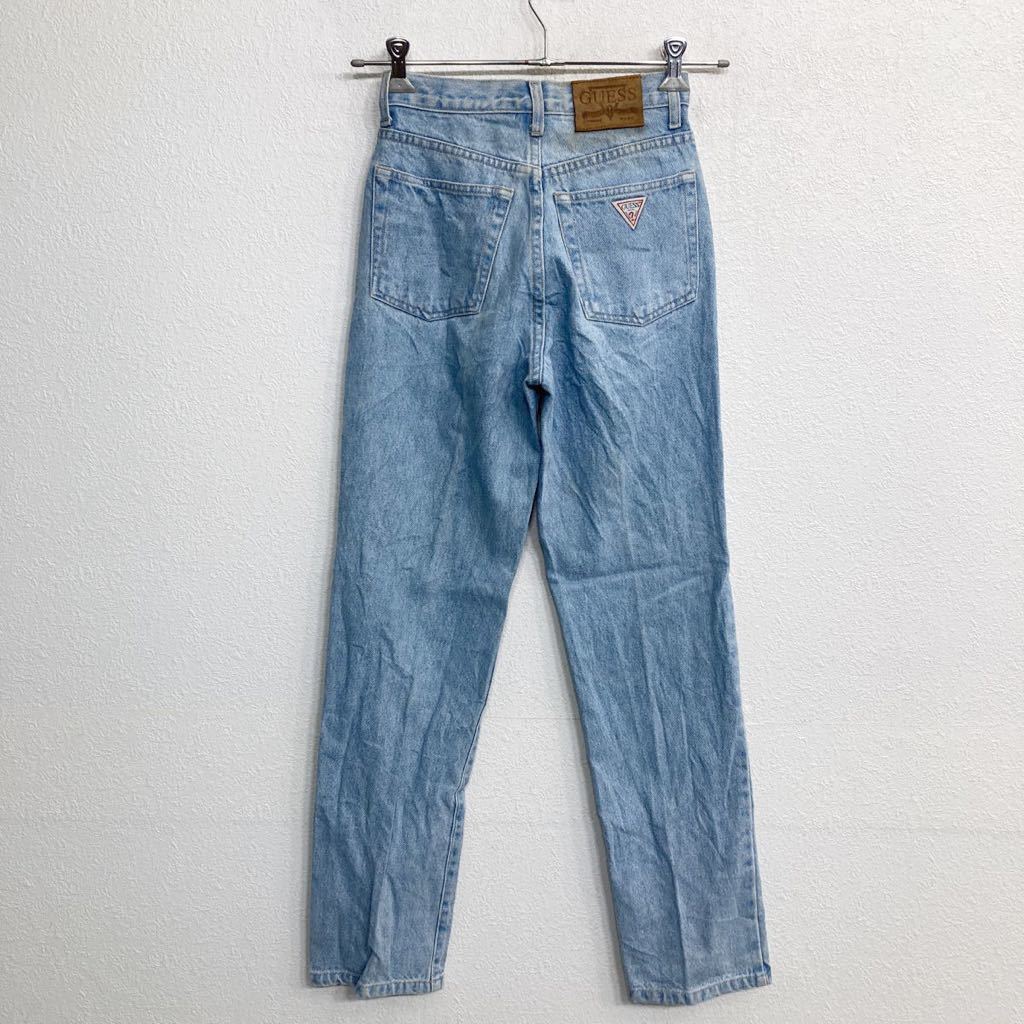 GUESS JEANS デニムパンツ W24 ゲスジーンズ ライトブルー 古着卸 アメリカ仕入 2309-107_画像4