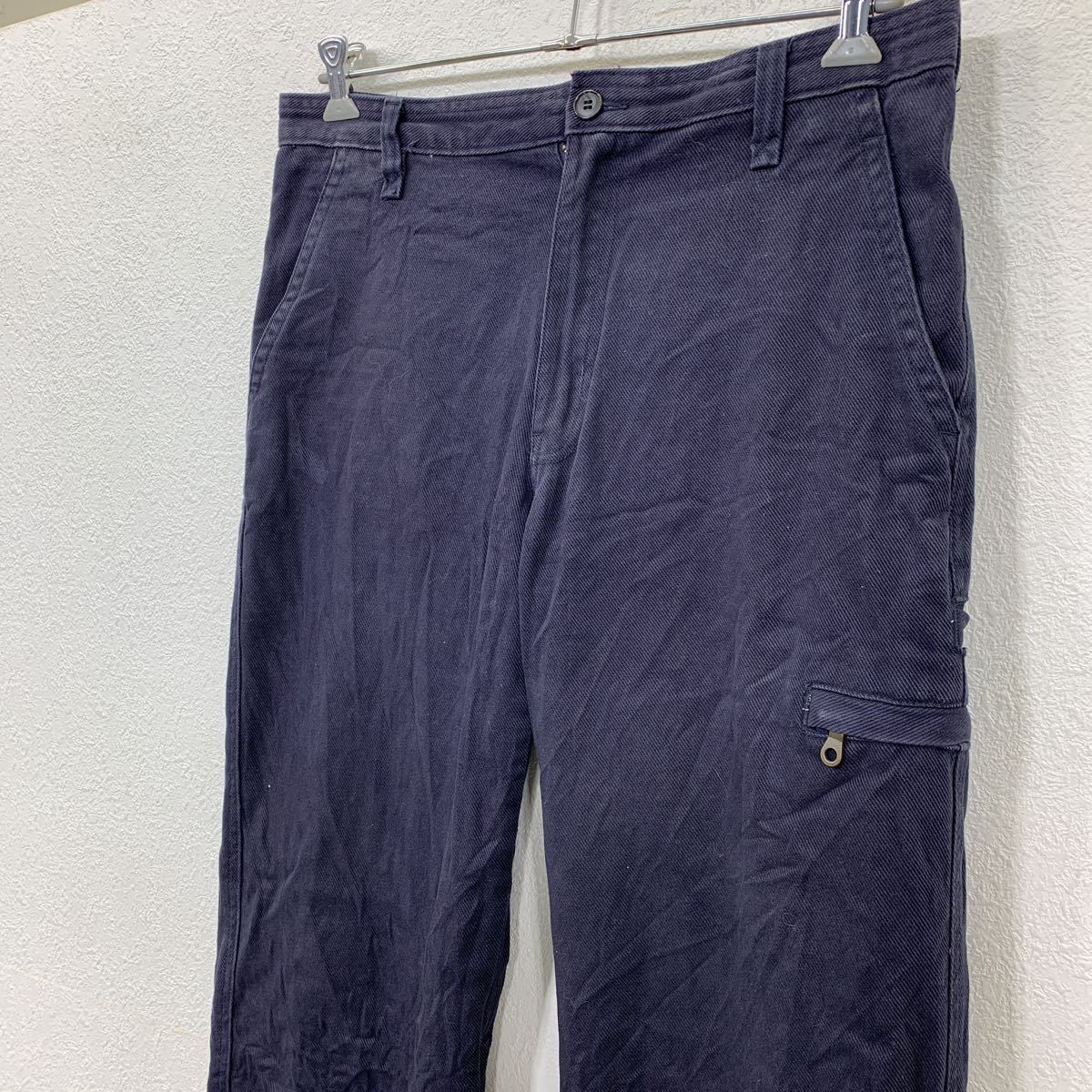 LANDS'END チノパンツ W35 ランズエンド ネイビー 古着卸 アメリカ仕入 2308-1371_画像4