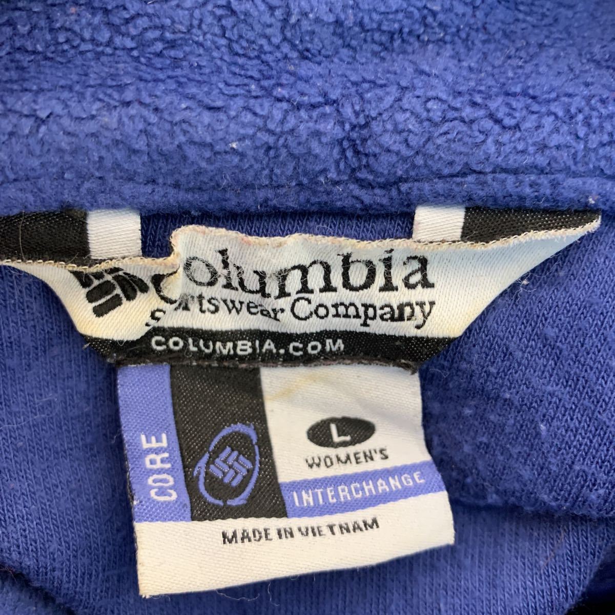 Colombia フリースジャケット L ブルー コロンビア レディース アウトドア 古着卸 アメリカ仕入 a508-7460_画像7
