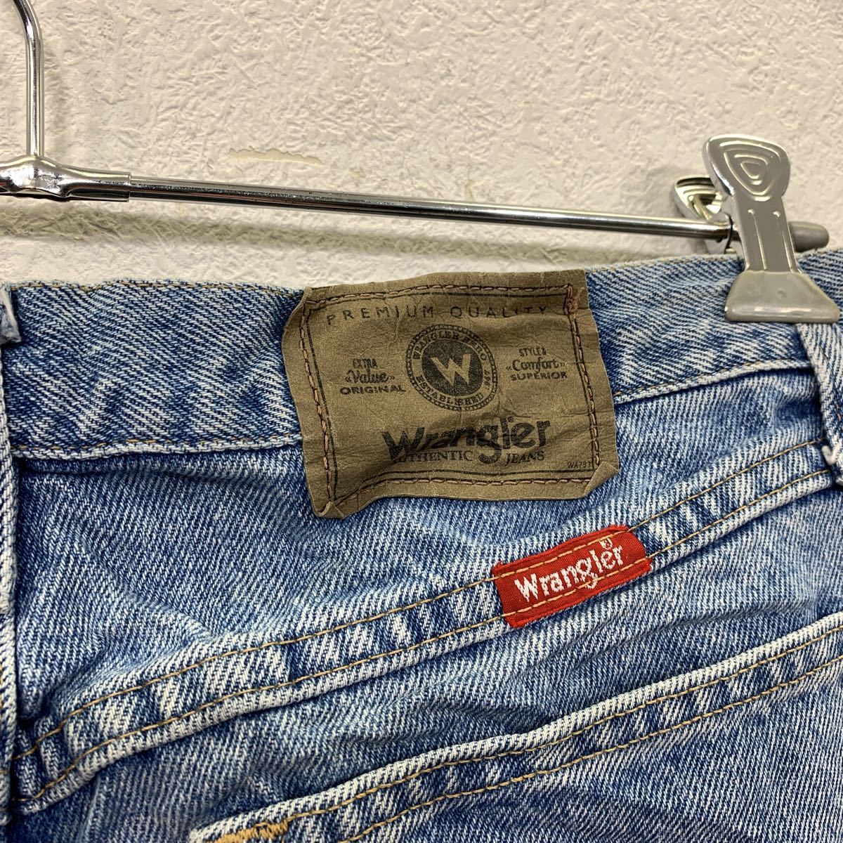 Wrangler デニムパンツ W33 ラングラー ライトブルー 古着卸 アメリカ仕入 2308-1576_画像9