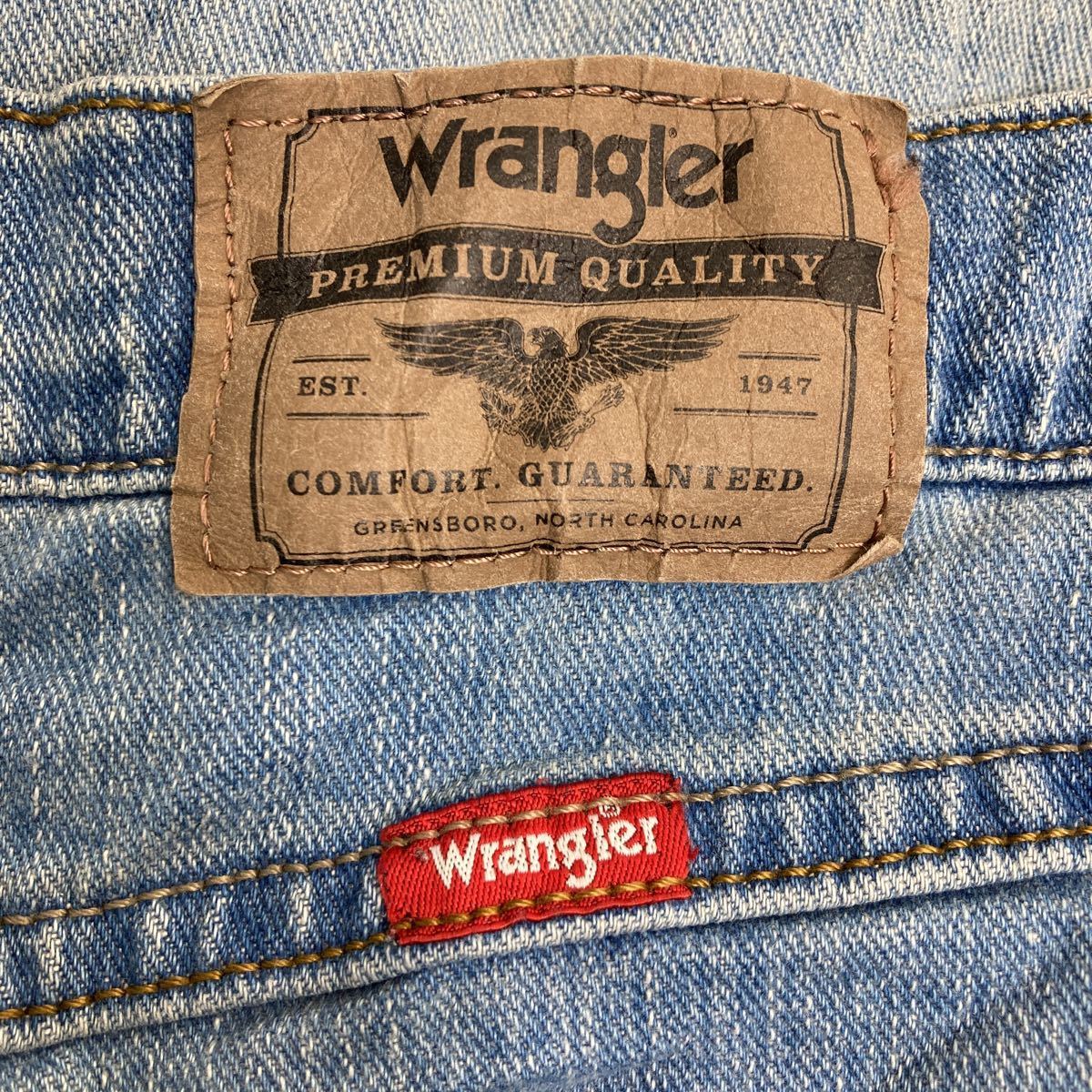 Wrangler デニムパンツ W34 ラングラー リラックスブーツ ブルー 古着卸 アメリカ仕入 2309-40_画像8