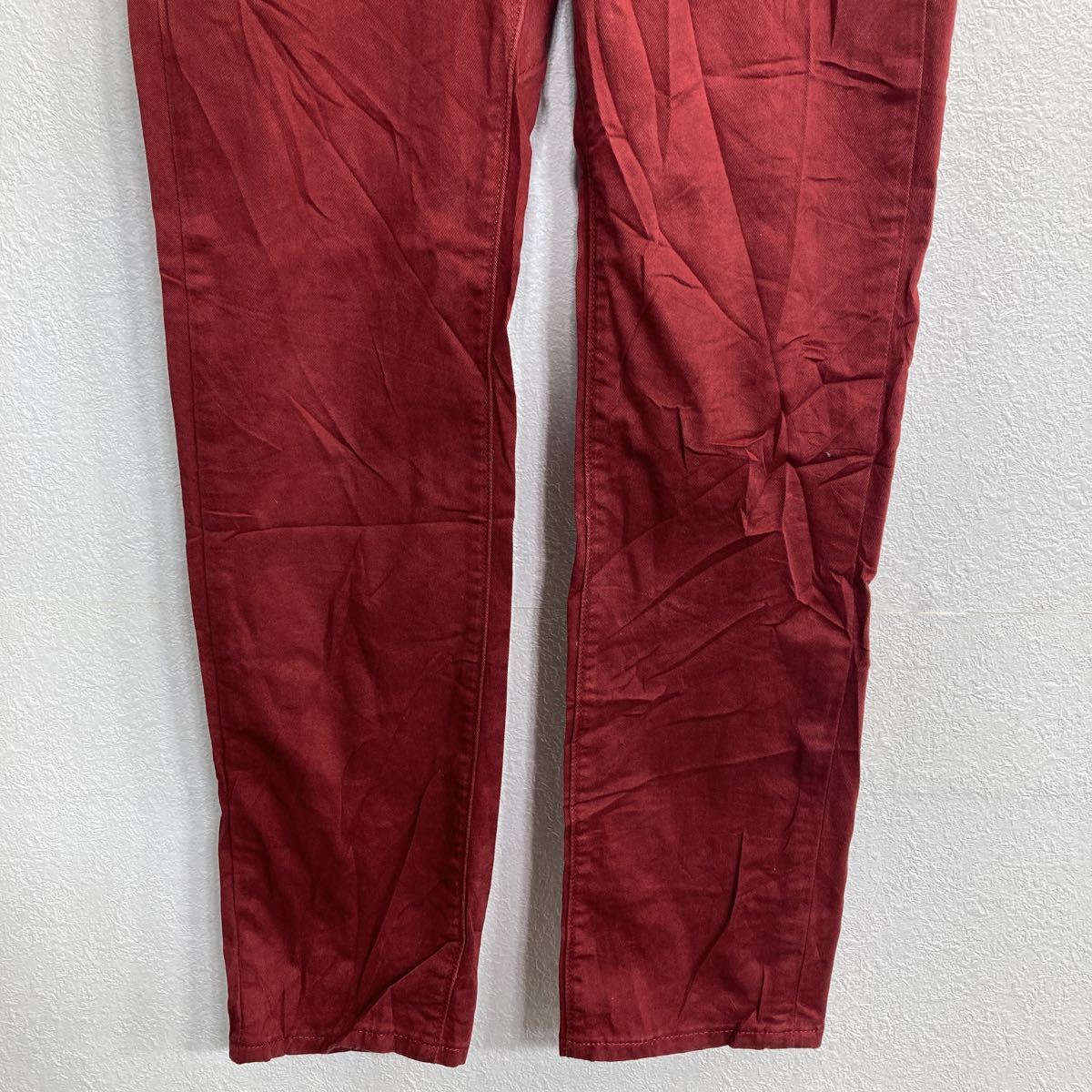 中古 古着 Levi's チノパン W30 リーバイス ワインレッド 古着卸 アメリカ仕入 2309-249_画像3