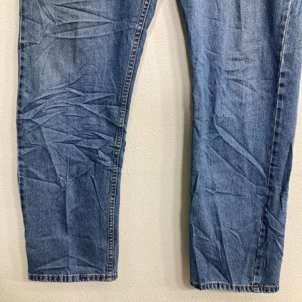 中古 古着 Levi's 505 デニムパンツ W40 リーバイス レギュラーフィット ビッグサイズ ブルー 古着卸 アメリカ仕入 2309-561_画像3