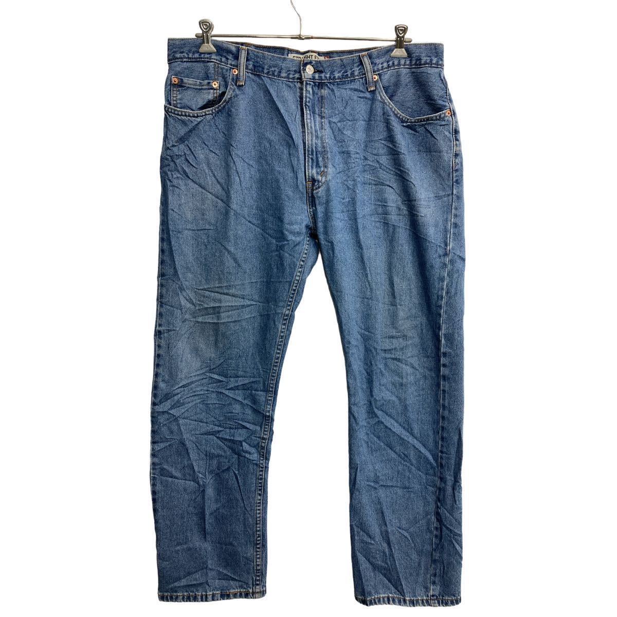 中古 古着 Levi's 505 デニムパンツ W40 リーバイス レギュラーフィット ビッグサイズ ブルー 古着卸 アメリカ仕入 2309-561_画像1