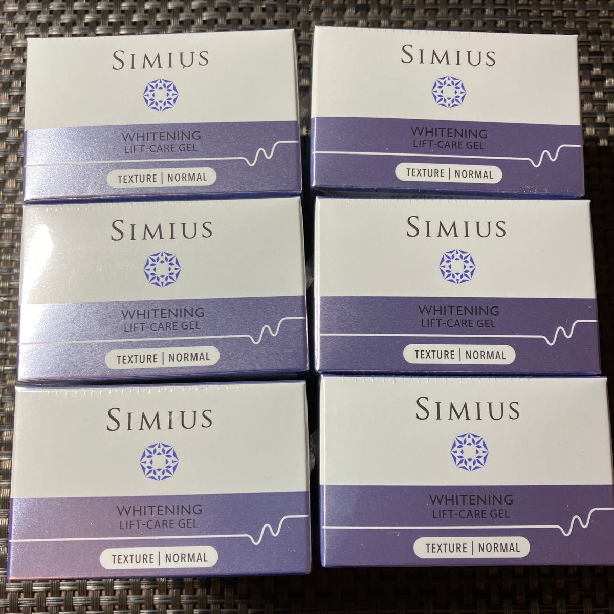 6個 シミウス 薬用ホワイトニングリフトケアジェル 60g SIMIUS-