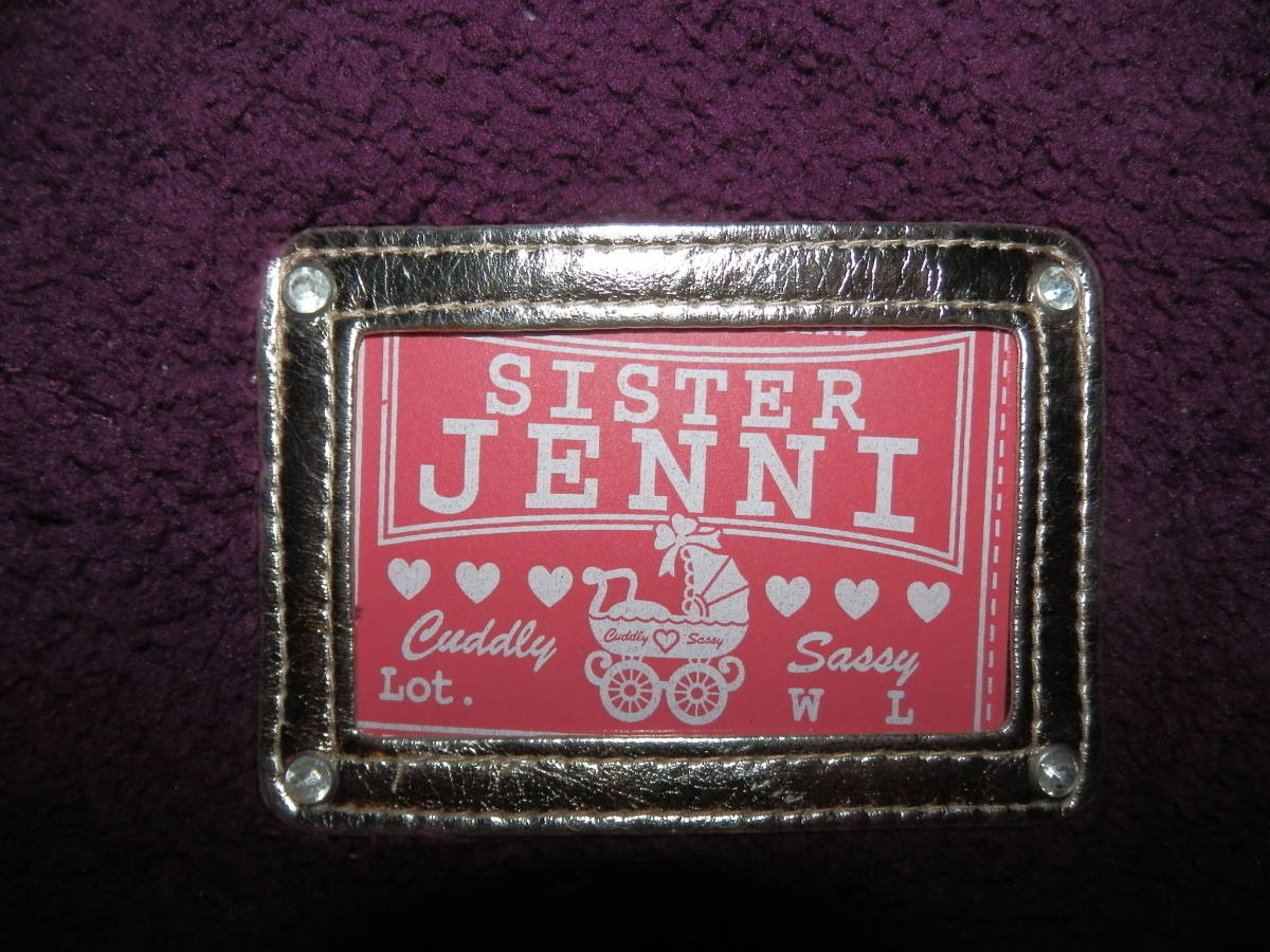 USED品★SISTER JENNI ボア素材 デイパック リュックサック パープル_画像4