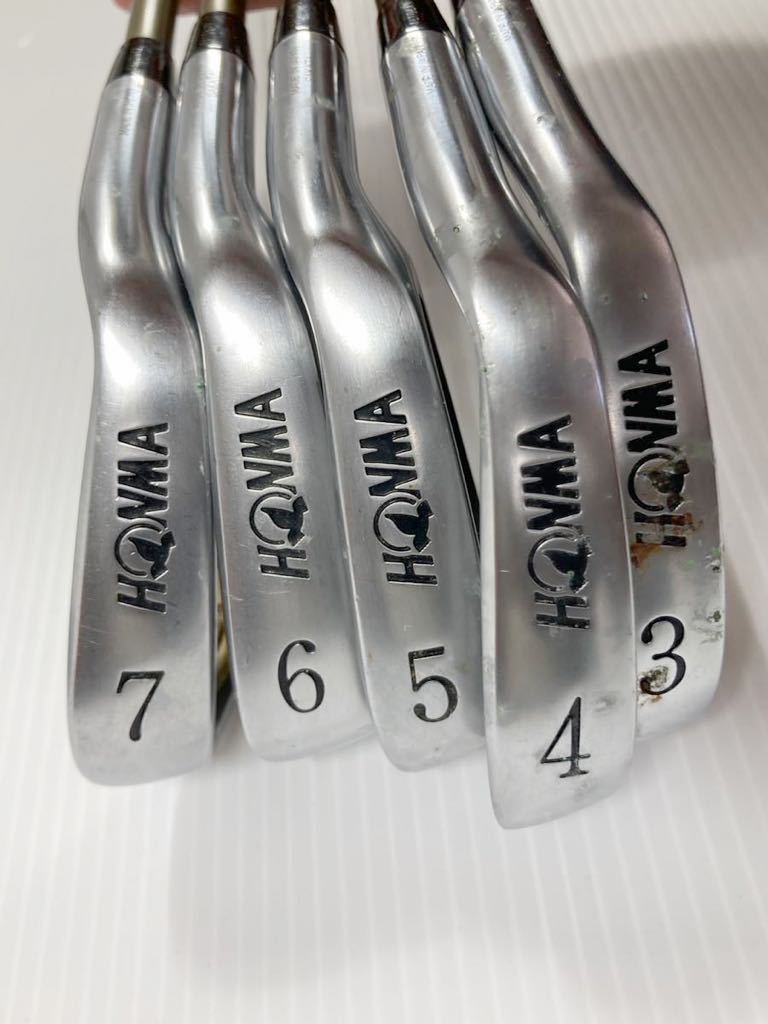 HONMA ホンマ LB-606 NEW FEATHER WEIGHT CARBON R-1 アイアンセット 3