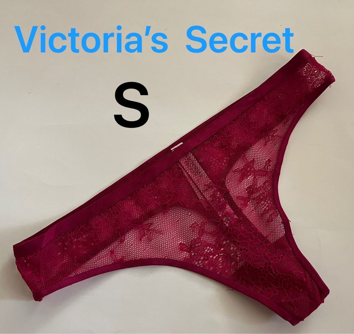 【送料無料】17新品■ヴィクトリアシークレット Victoria's Secret レース Tバック ショーツ S (日本サイズ S～M位) 正規 1